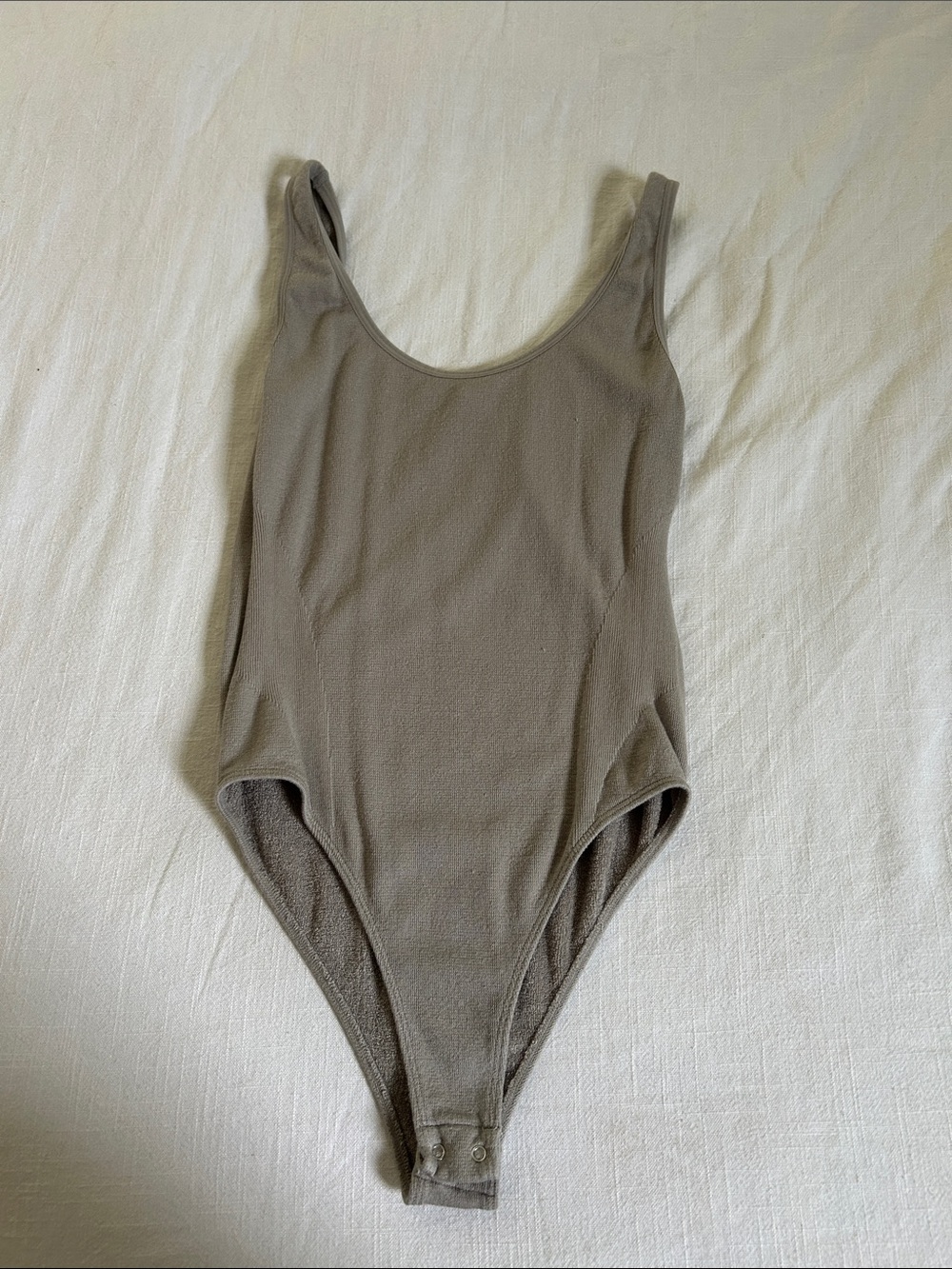 Taupe body suit